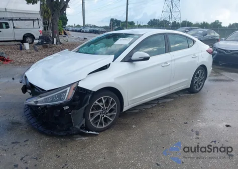 2020 Hyundai Elantra Limited from USA, damaged, VIN 5NPD84LF2LH584331